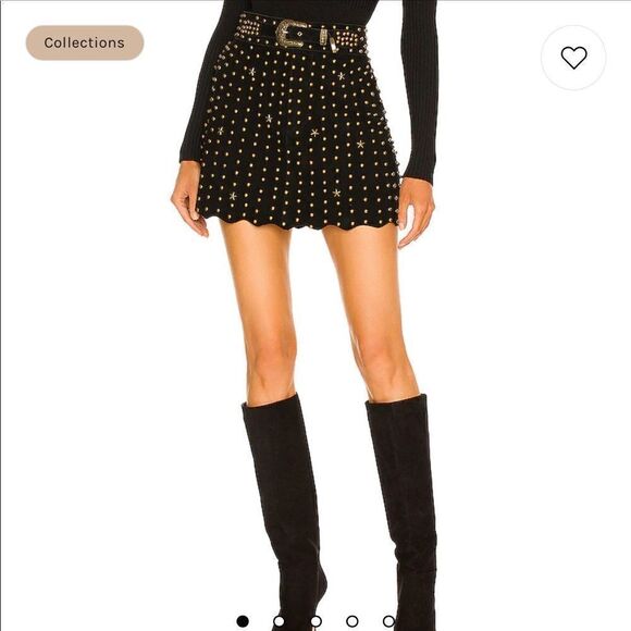 Kirk Skirt in Black retrofete - Picture 1 of 11